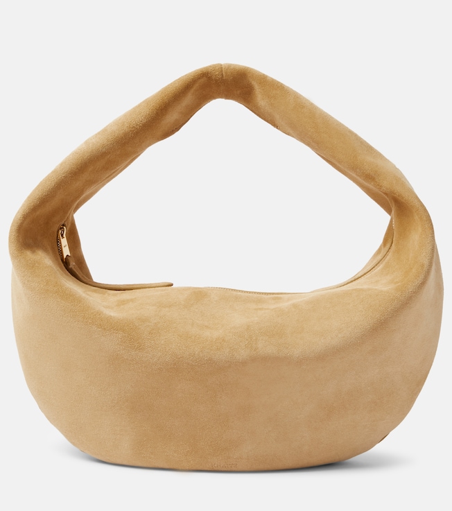Olivia Medium suede shoulder bag | Khaite