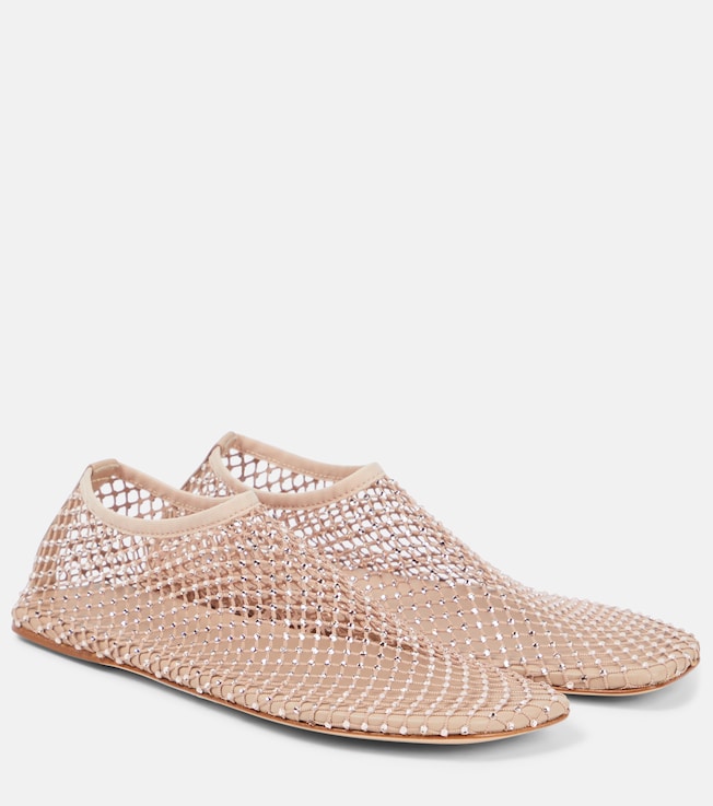 Minette crystal-embellished flats | Christopher Esber