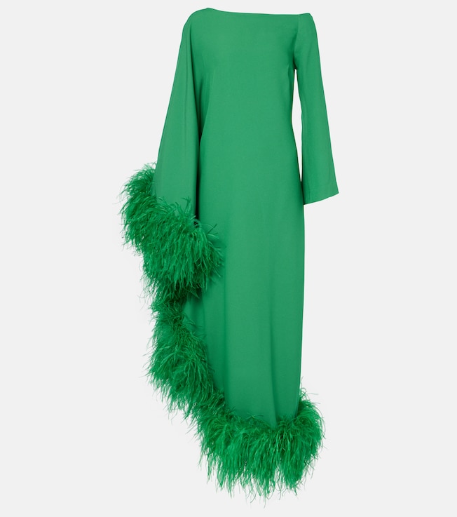 Ubud Extravaganza feather-trimmed gown | Taller Marmo