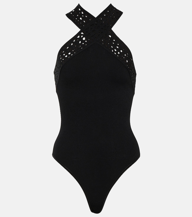 Vienne halterneck bodysuit | Alaïa