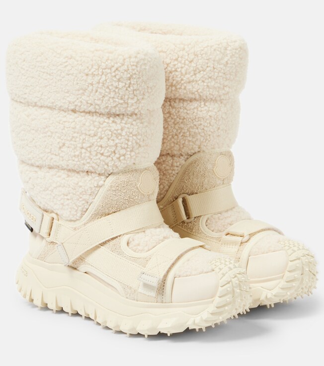 Trailgrip Chalet teddy snow boots | Moncler