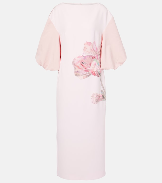 Embroidered midi dress | Safiyaa