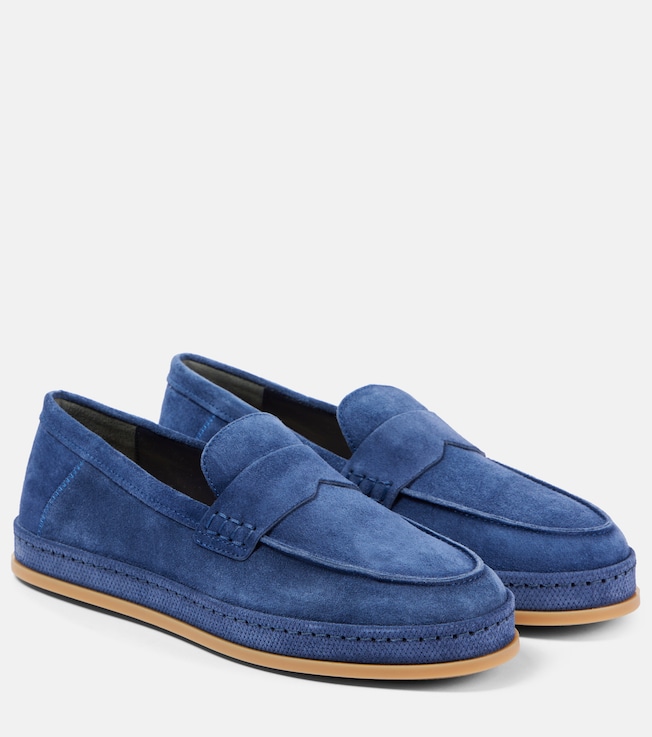 H683 suede loafers | Hogan