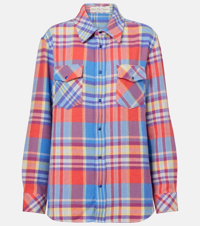 Creator plaid cashmere shirt | God's True Cashmere
