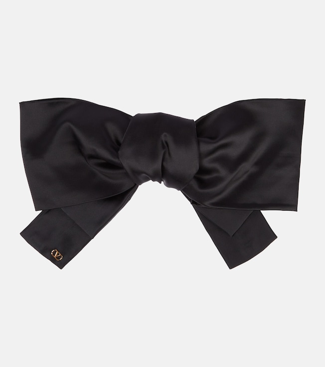 VLogo satin hair clip | Valentino