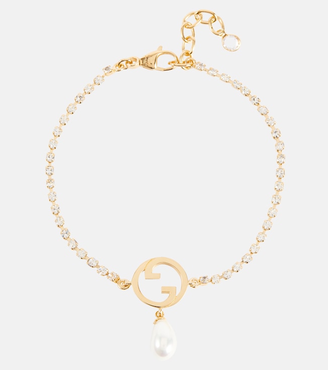 Gucci Blondie crystal-embellished bracelet | Gucci