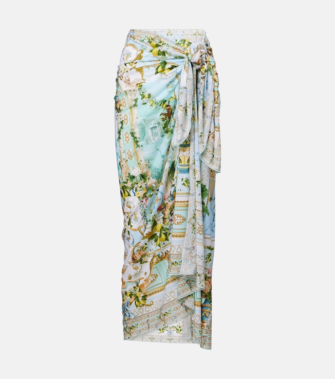 Draped beach cover-up | Camilla