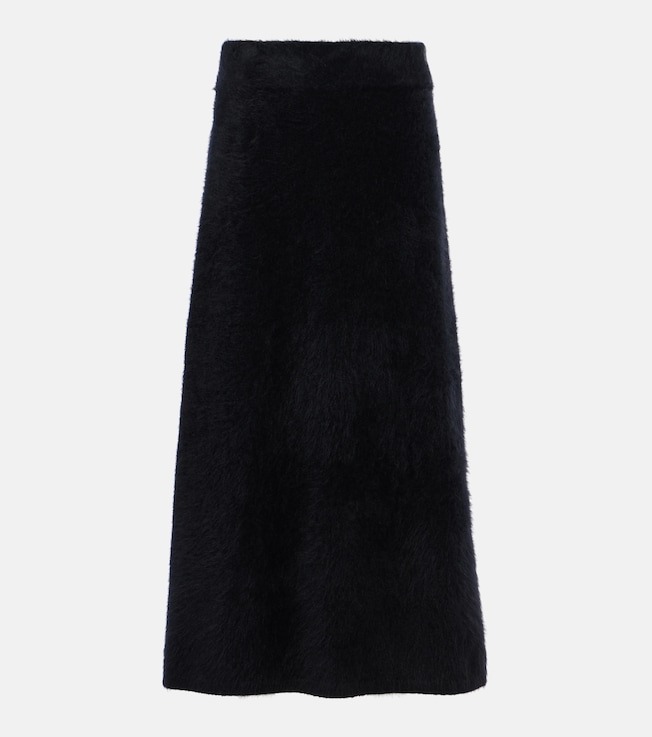 Asta cashmere midi skirt | Lisa Yang