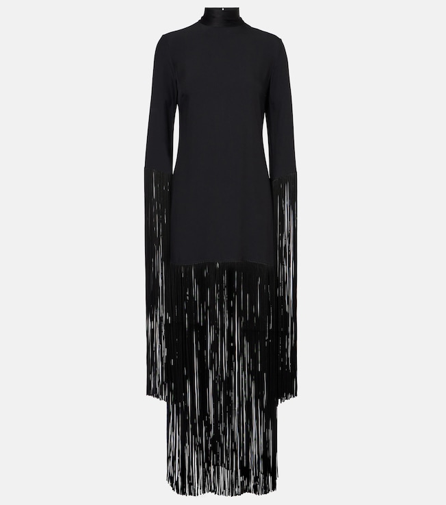 Chicago fringed crêpe minidress | Taller Marmo