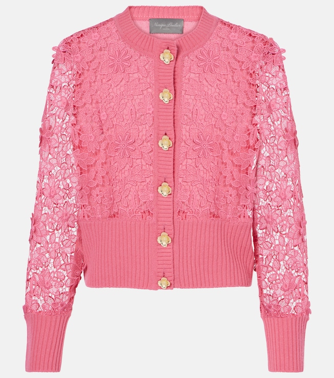 Embroidered cardigan | Monique Lhuillier