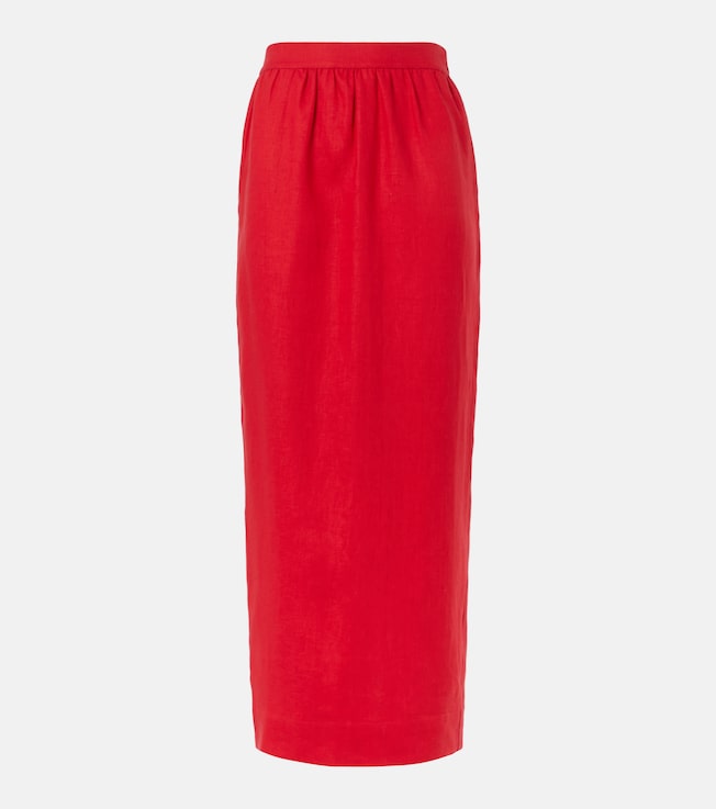 Bonnie linen pencil skirt | Posse