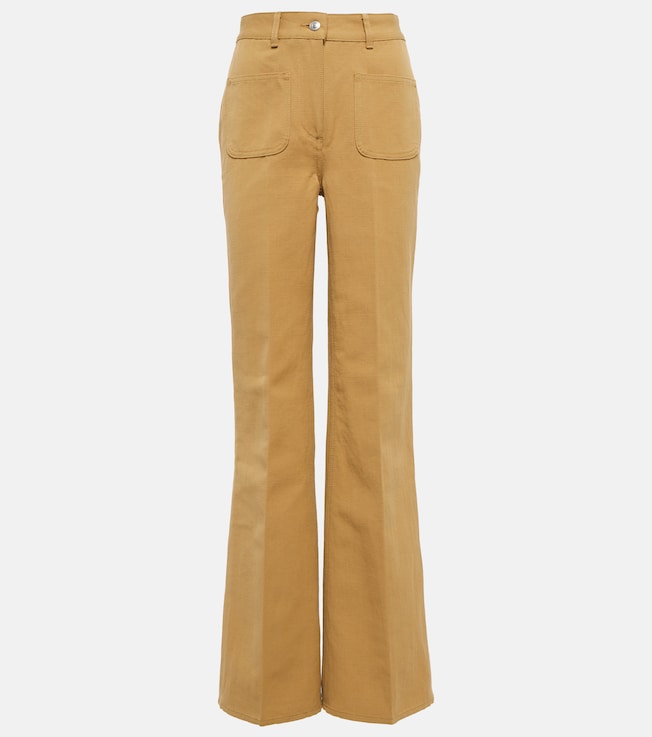 Danbeth wide-leg cotton and linen pants | Loro Piana