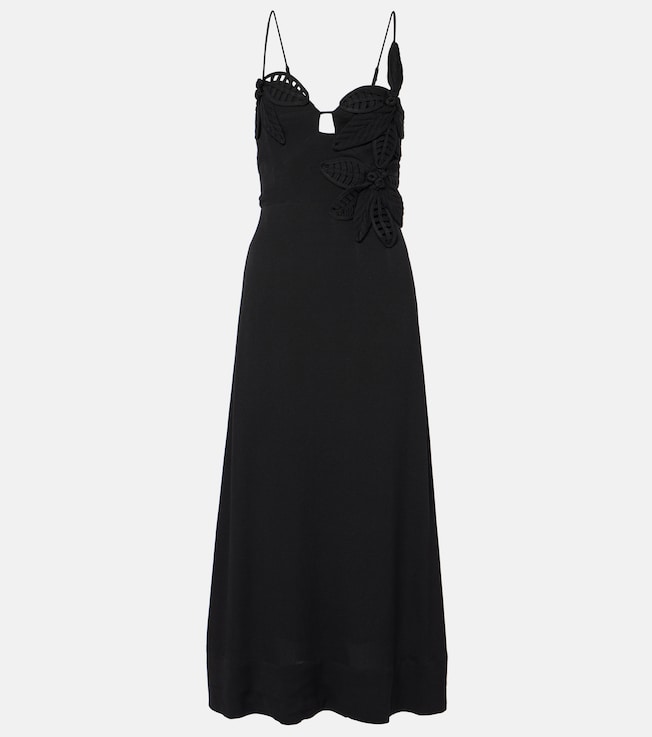 Lace-trimmed maxi dress | Farm Rio