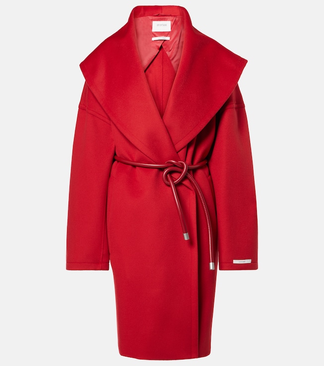 Luciana virgin wool wrap coat | Sportmax