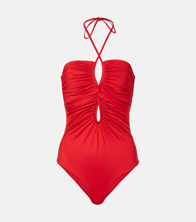 Coral Reef gathered swimsuit | Johanna Ortiz