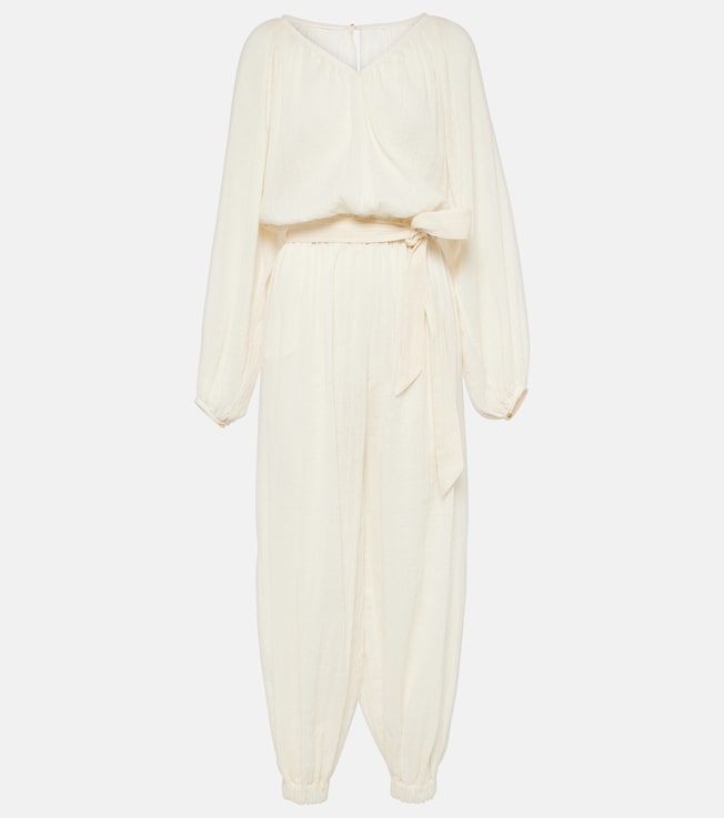 Cotton and linen jumpsuit | Loro Piana