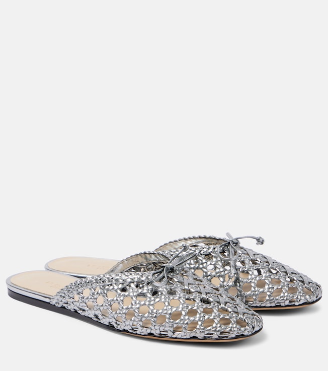 Regency woven leather mules | Le Monde Béryl
