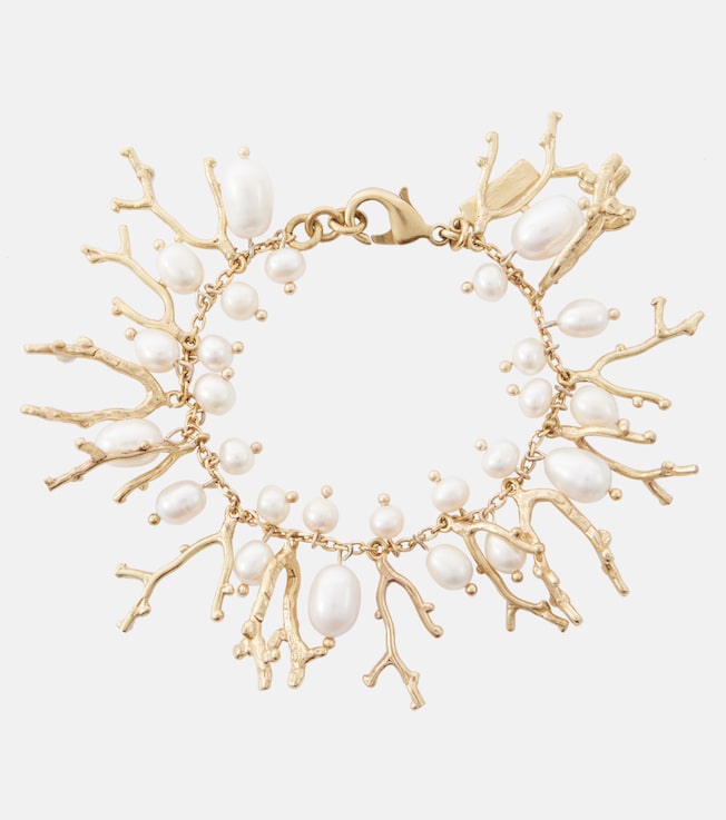 Freshwater pearl-embellished bracelet | Alémais