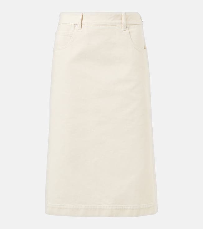 Denim midi skirt | Bottega Veneta