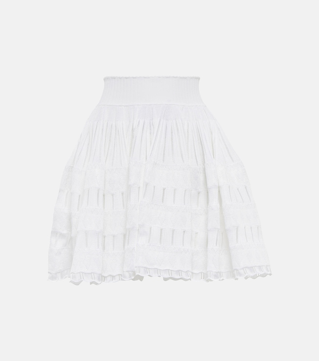 Crinoline pleated miniskirt | Alaïa