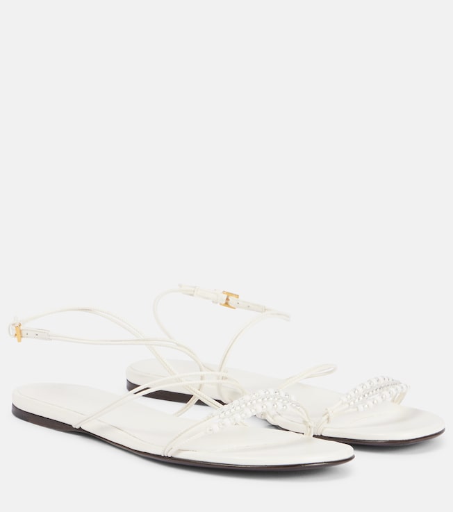 Loop leather sandals | Khaite