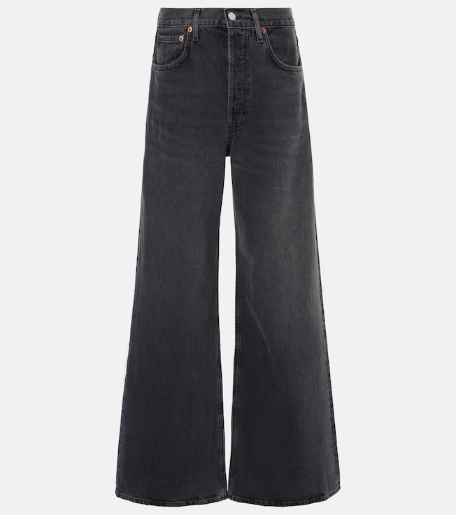 Dame high-rise wide-leg jeans | Agolde