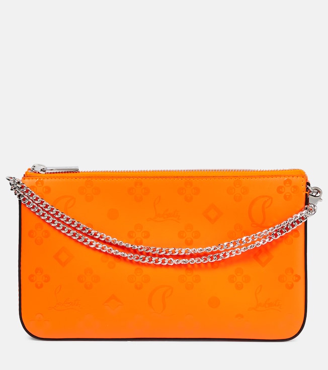 Loubila printed leather clutch | Christian Louboutin