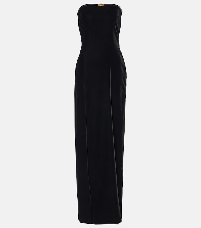 Strapless velvet gown | Tom Ford