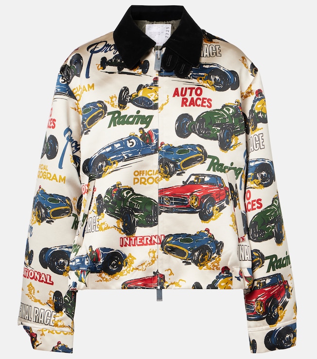 Printed blouson | Sacai