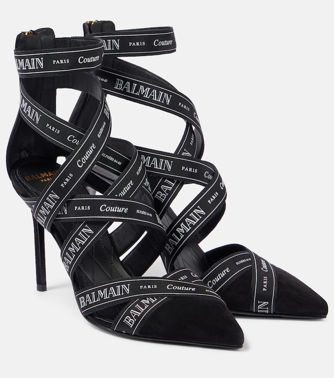 95 logo suede sandals | Balmain