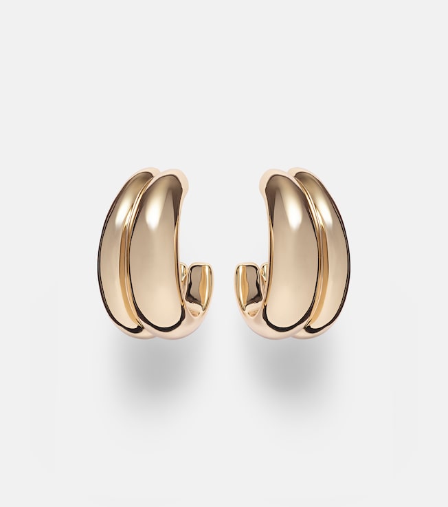 Chavez gold-plated hoop earrings | Jennifer Fisher
