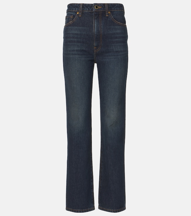 Abigail high-rise straight jeans | Khaite