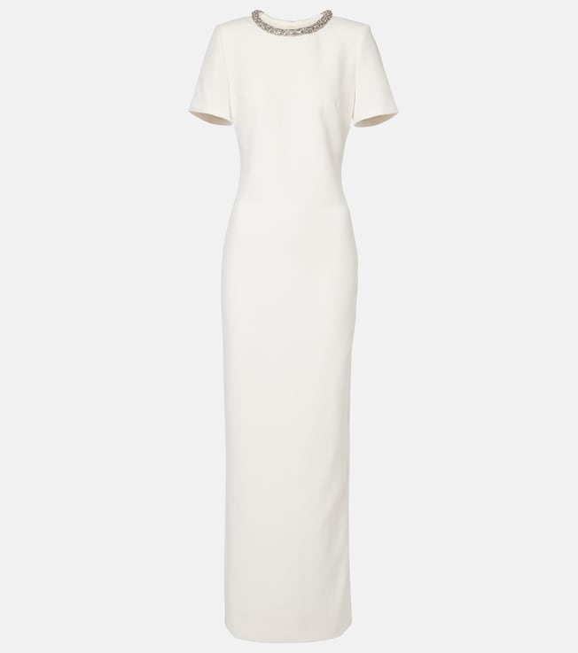 Embellished crêpe gown | Roland Mouret