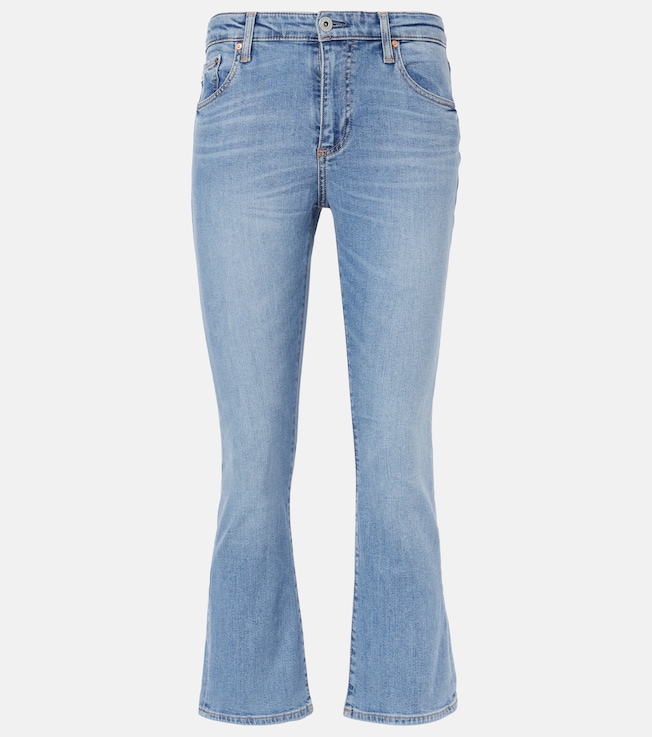 Jodi Crop high-rise flared jeans | AG Jeans