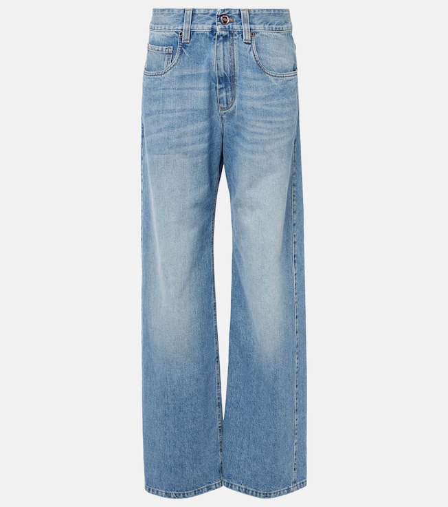 Mid-rise straight jeans | Brunello Cucinelli