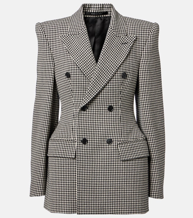 Houndstooth wool blazer | Balenciaga