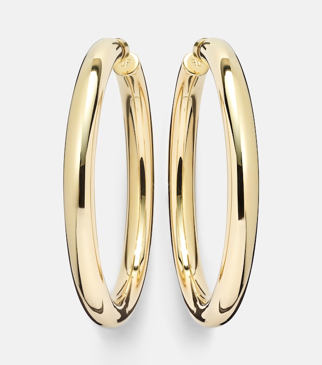 Jamma 10kt gold-plated hoop earrings | Jennifer Fisher