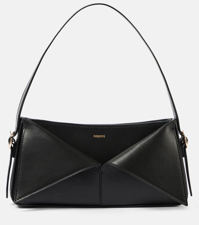 Logo leather shoulder bag | Coperni