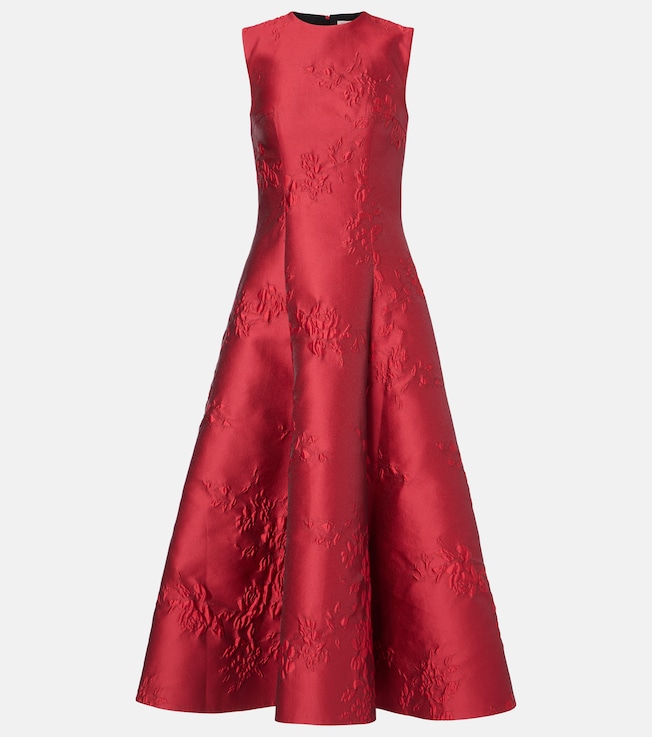Mara floral jacquard cocktail dress | Emilia Wickstead