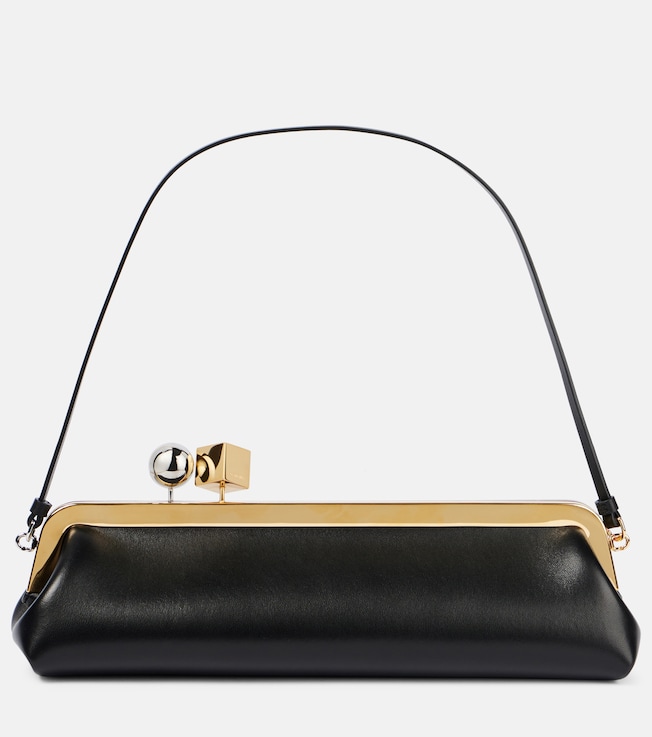 Salon leather clutch | Jacquemus