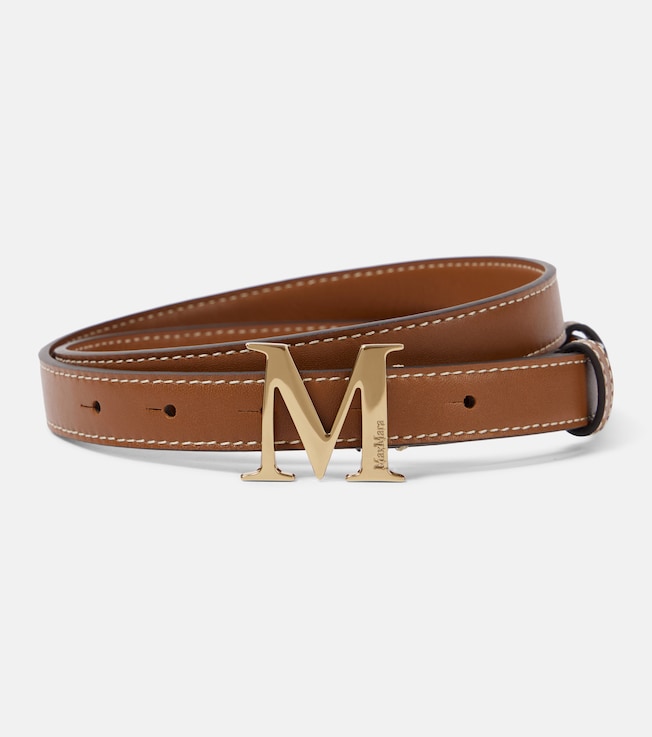Logo leather belt | Max Mara