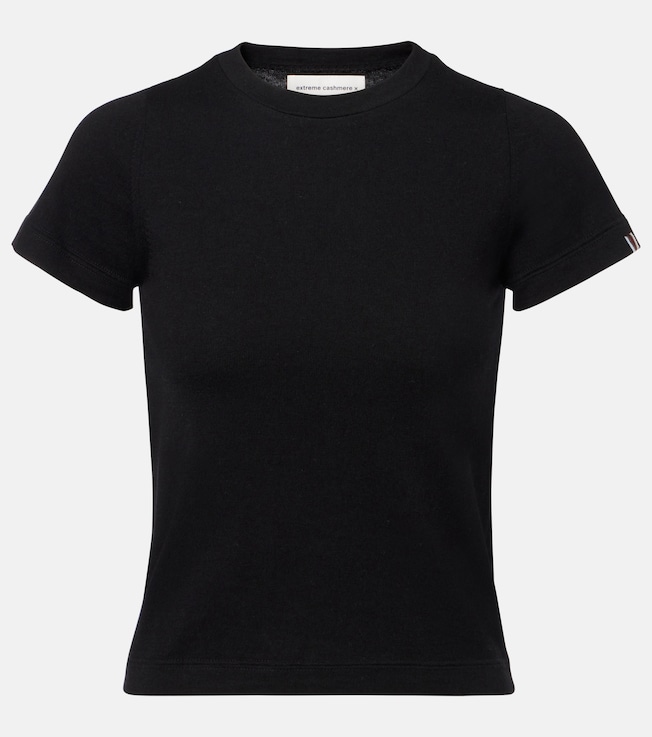 N°257 America cotton and cashmere T-shirt | Extreme Cashmere