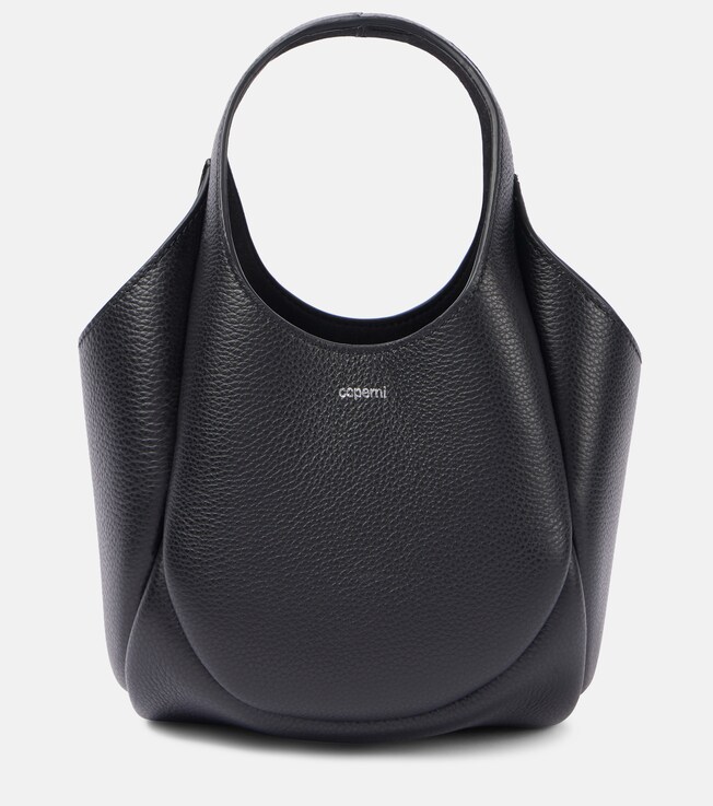 Swipe Mini leather bucket bag | Coperni
