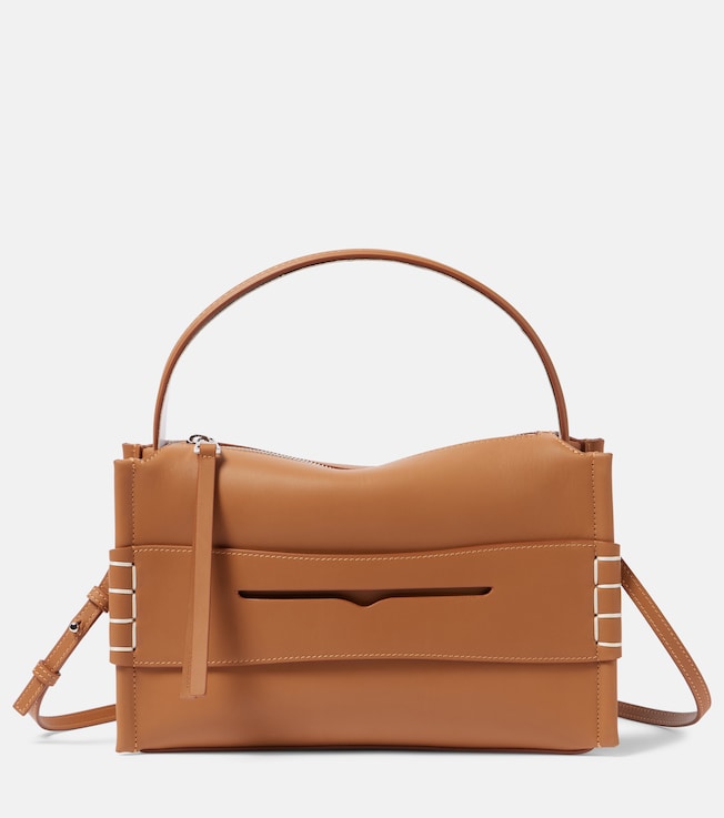 Loafer leather shoulder bag | JW Anderson