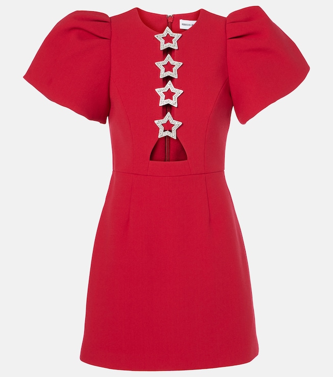 Akari puff-sleeve minidress | Rebecca Vallance