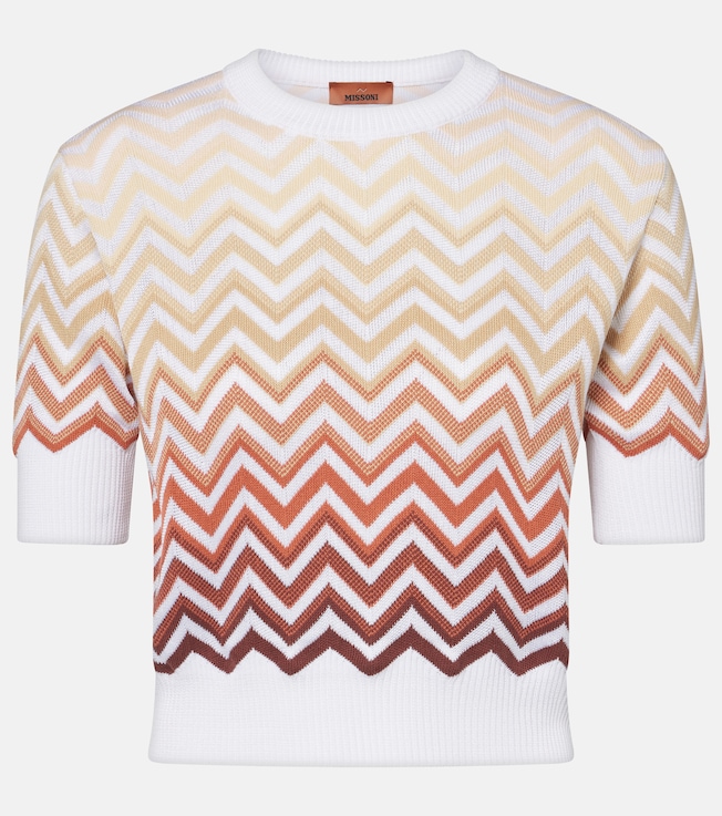 Zigzag knitted top | Missoni