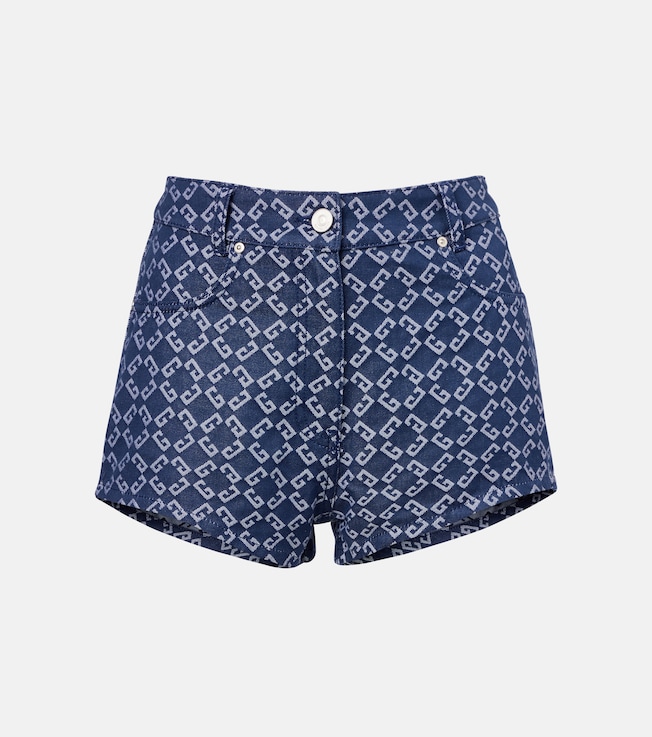 Monogram 72 denim shorts | Givenchy