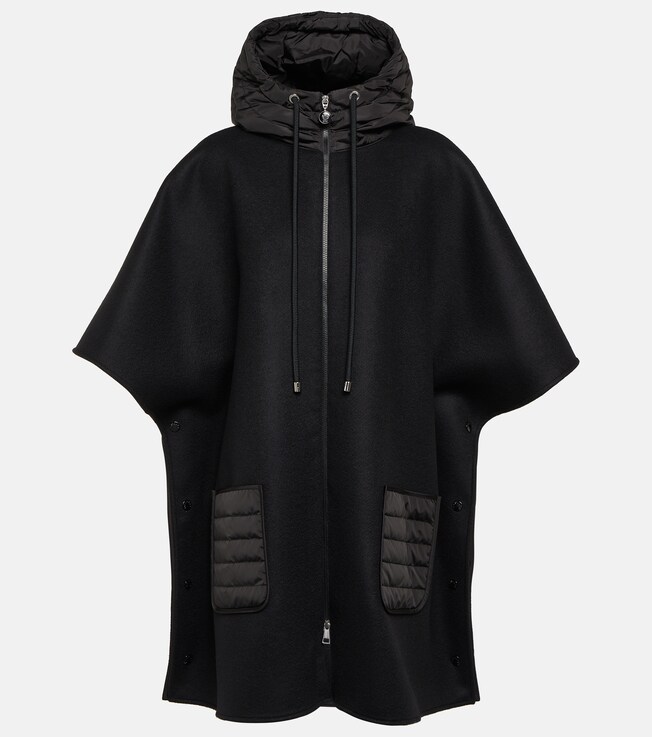 Wool-blend cape | Moncler