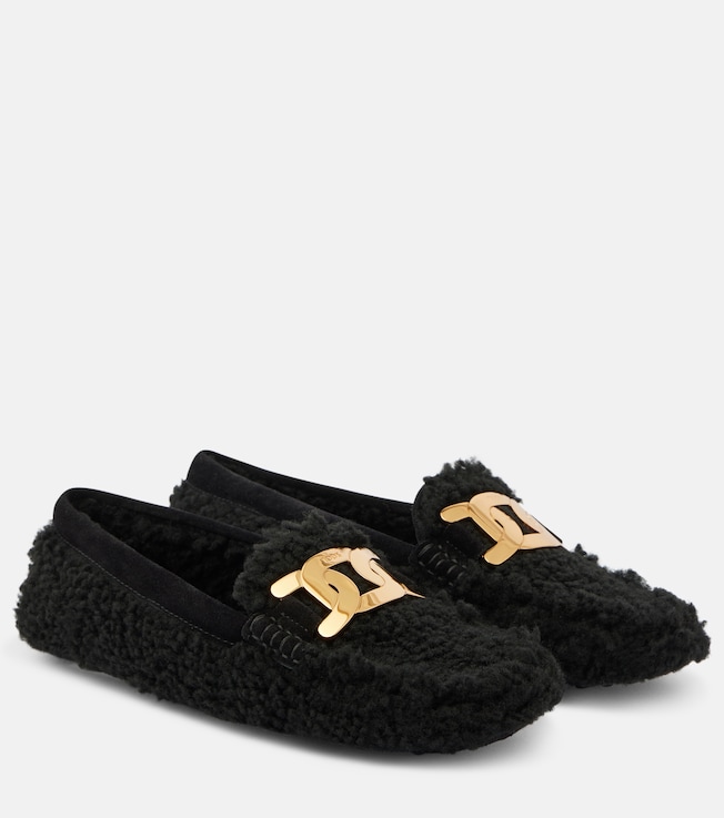 Gommini Catena shearling driving shoes | Tod's