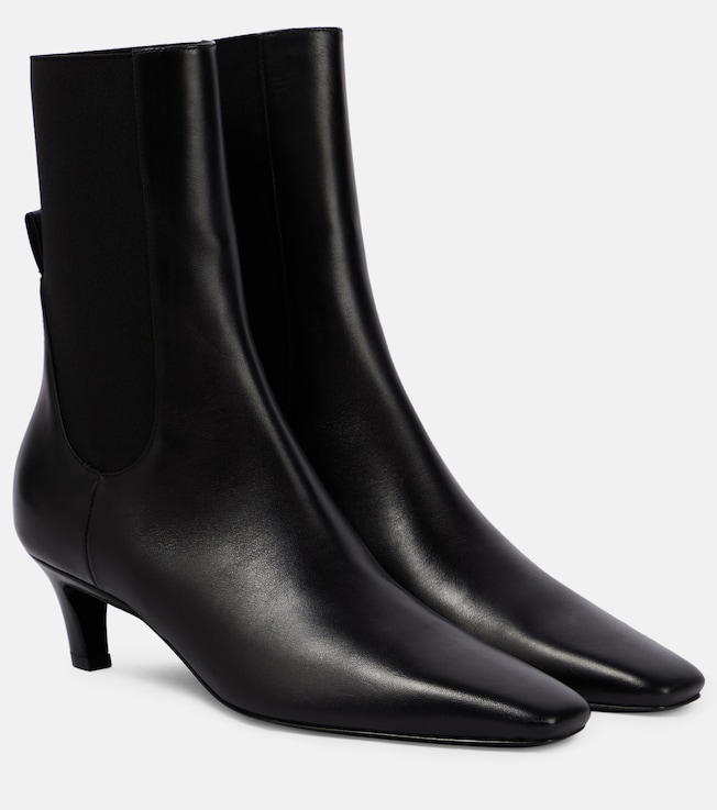 Leather ankle boots | Toteme